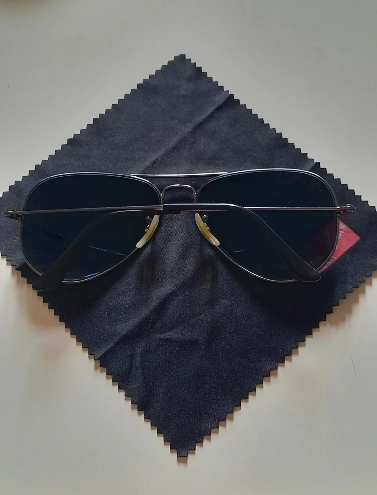 Lunettes de soleil Ray Ban Aviator classic noire unisexe homme femme – photo 7